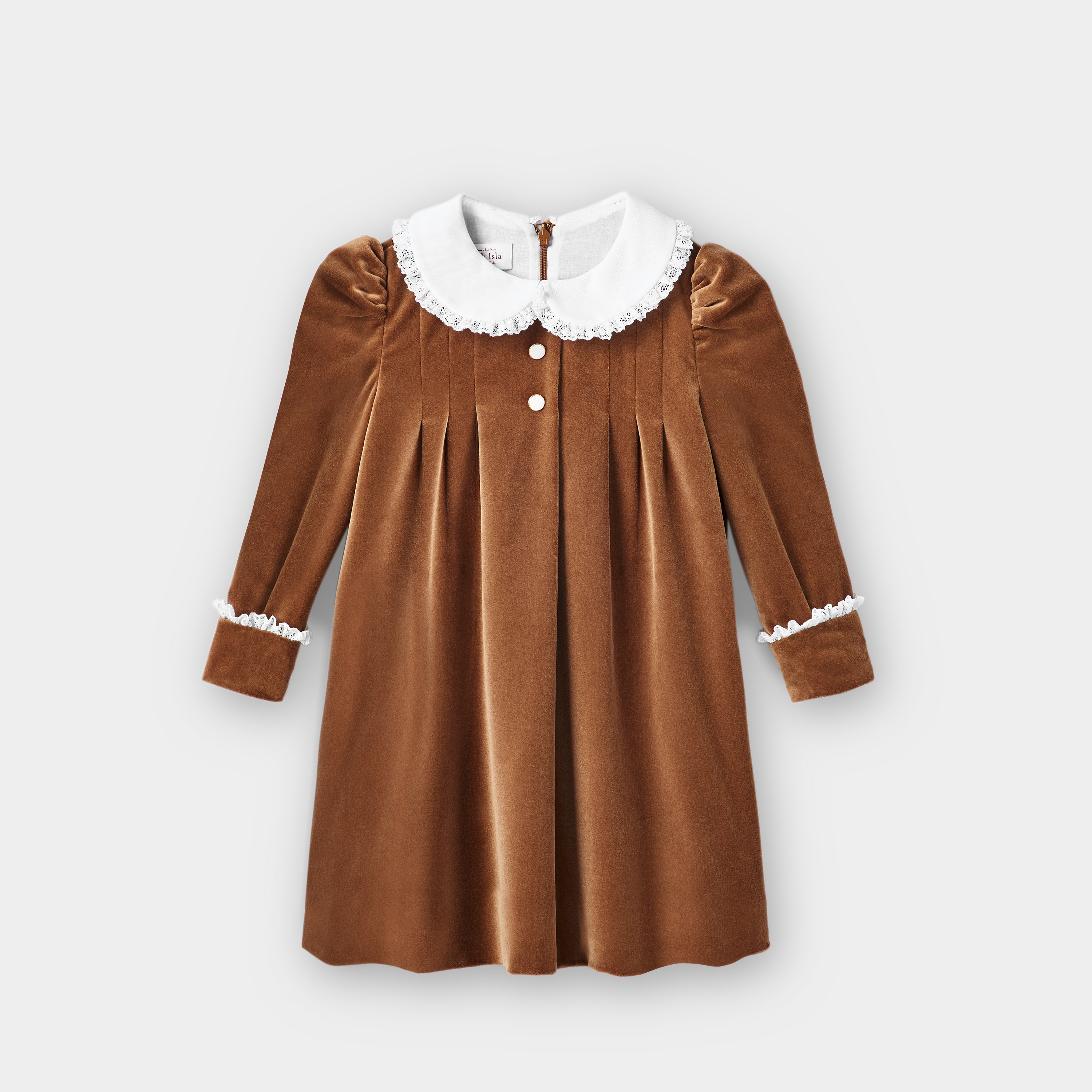 パーティードレス Wool Velvet Panelled Dress Eco Ivana Velour Dress | GUESS