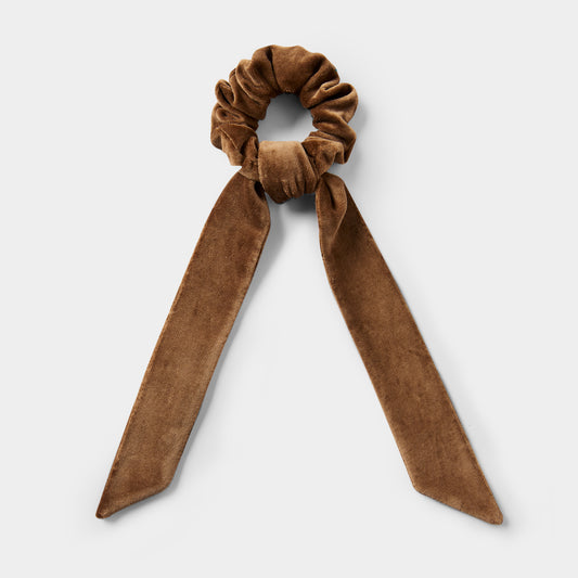 Velvet Bow Scrunchie