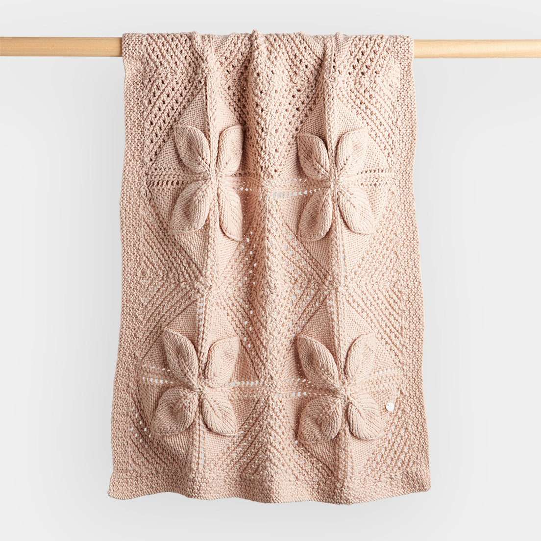 Hand Knitted Merino Heirloom Blanket