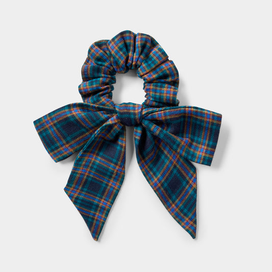 Tartan Bow Scrunchie