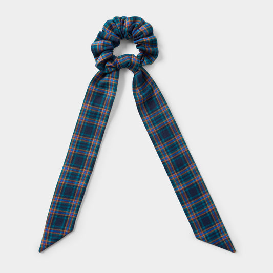 Tartan Bow Scrunchie